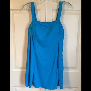 Swimdress ocean blue size 14 adjustable straps